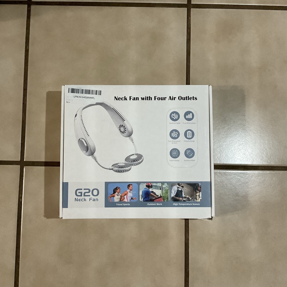 G20 Neck Fan with Four Air Outlets